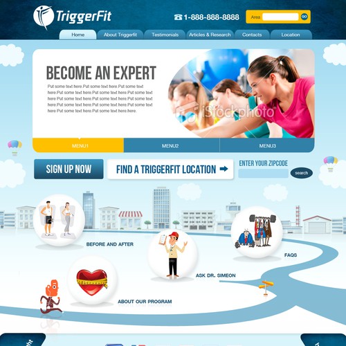 Website Design Wanted for TriggerFit! Ontwerp door Grace Andersson