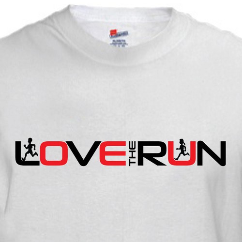 Love the Run needs a new t-shirt design デザイン by miehell