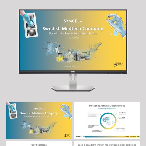 Swedish medical technology company presentation Design by Wisden