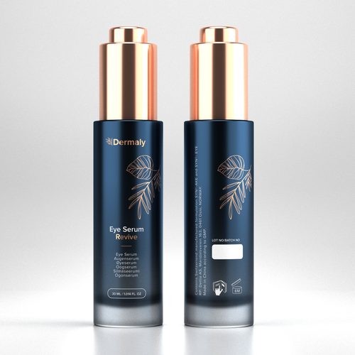 Eye serum bottle design Design by TUNSAY