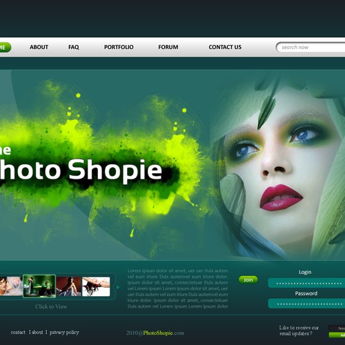 1-3 Page Website Template Design von extremebase