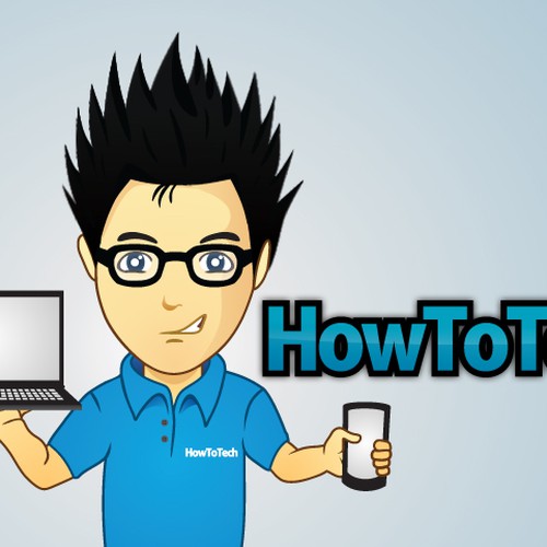 Create the next logo for HowToTech. Design von Giuseppe0511