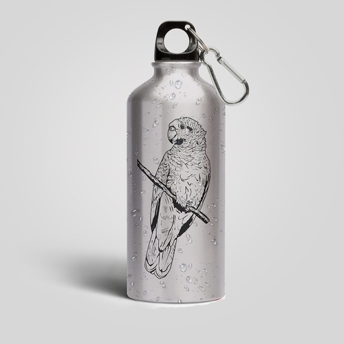 Water bottle v1 Design by AdryQ