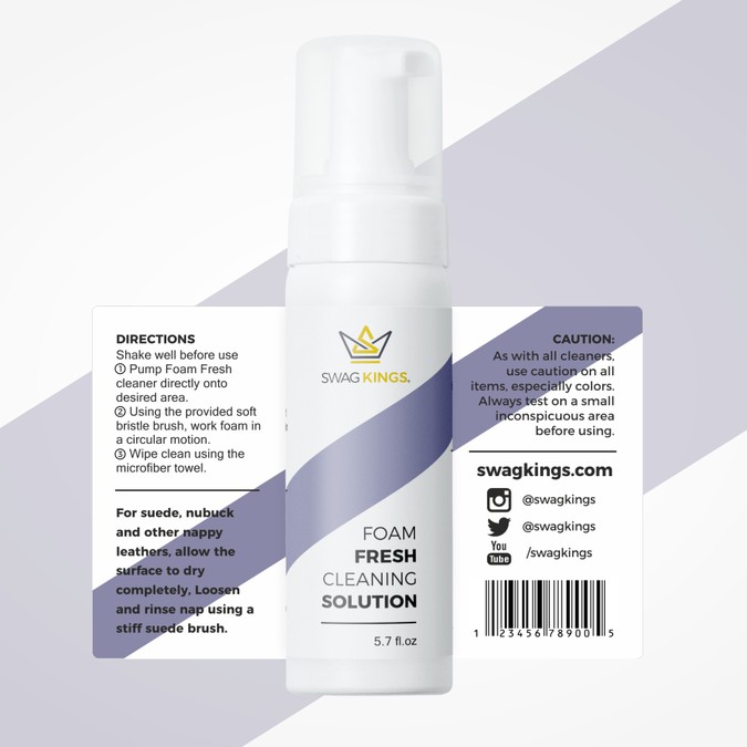 "Swag Kings" Premium Shoe Cleaner Bag & Label Product packaging contest