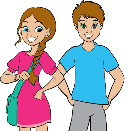 Create Twin Boy And Girl Cartoon Characters Concours De Personnage Ou Mascotte 99designs