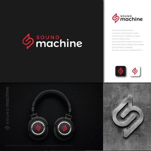 SOUND MACHINE, an audio company, needs a Professional Logo that stands out! Ontwerp door Lah-dee-dah