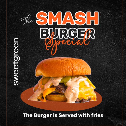 Smash Burger Marketing Materials Design by NS Creative