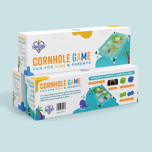 Cornhole Game Packaging Design Contest Design by kyzi