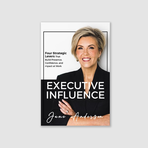 Leadership Book Cover – Layered Line Depth & Confident Presence