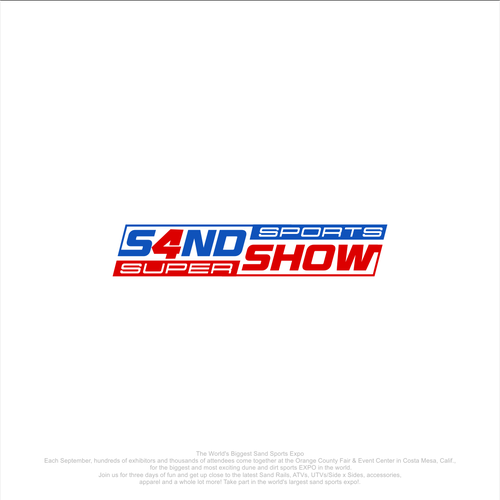 New Sand Sports Super Show Logo 2024 Design by javas_Tyo