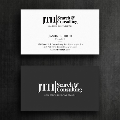 Business Card Design for Executive Search Firm Design by Felix SH