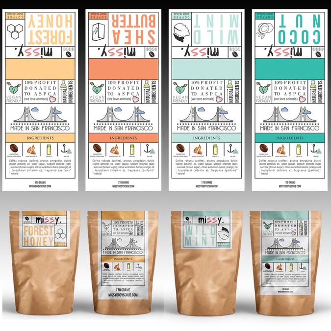 coffee-body-scrub-product-label-contest