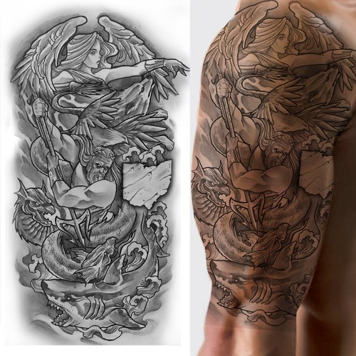 Design An Upper Arm Sleeve (Male) | Tattoo contest