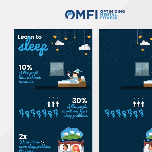 Learn to Sleep Infographic Design by Intricate