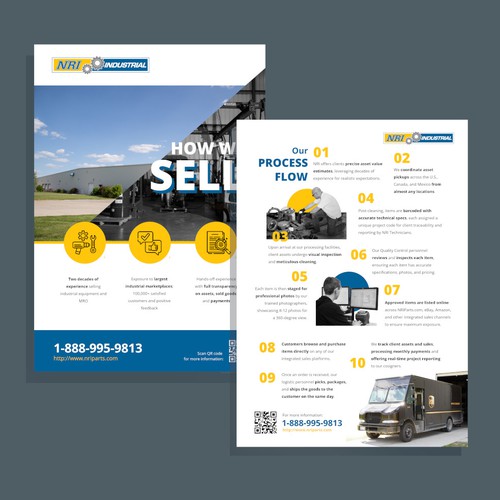 Design a brochure on our product processing journey Design by diahvero