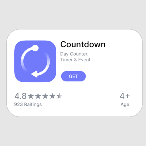 iOS Countdown App Icon Redesign Design von Archer Agent