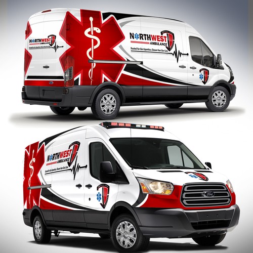 911 Ambulance wrap on sprinter Design by J.Chaushev