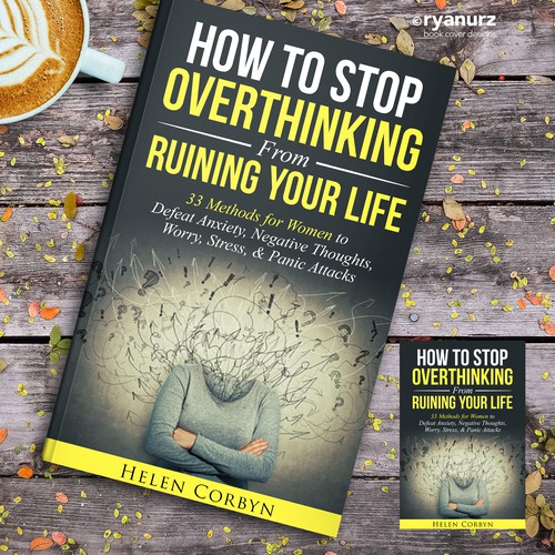 Book cover about overthinking that will appeal to women Design by ryanurz