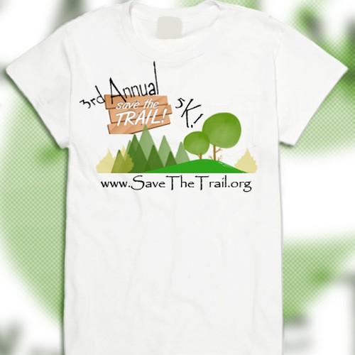 New t-shirt design wanted for Friends of the Capital Crescent Trail デザイン by KatZy