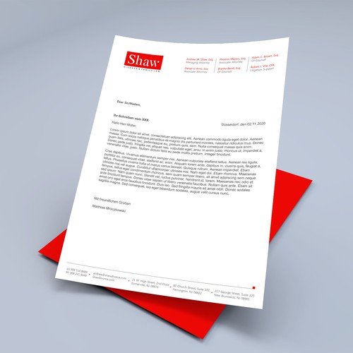 Letterhead for Divorce & Family Law Firm; Modern, Minimalist, Conservative Design Design by Xclusive16