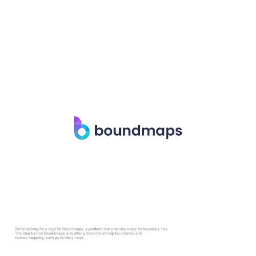 Simple and clean logo for a B2B mapping app Design by BAEYBAEツ