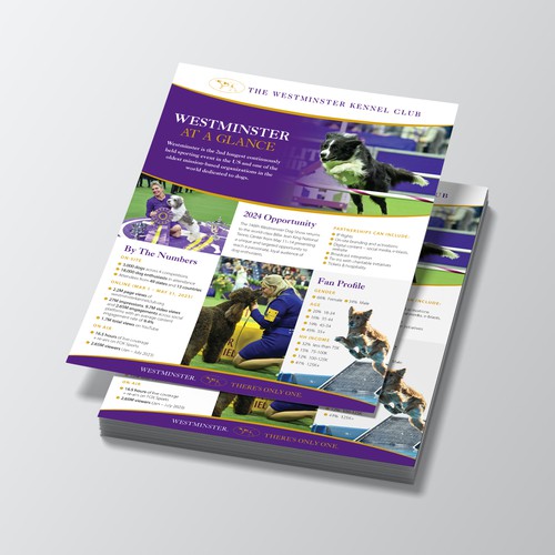 Design a Highlight Sheet for the iconic Westminster Kennel Club Dog Show! Design by Jordon