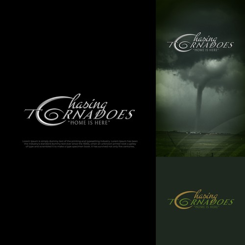 Wizard of oz inspired new show called "Chasing Tornadoes" Design by GoodGraphicDesign