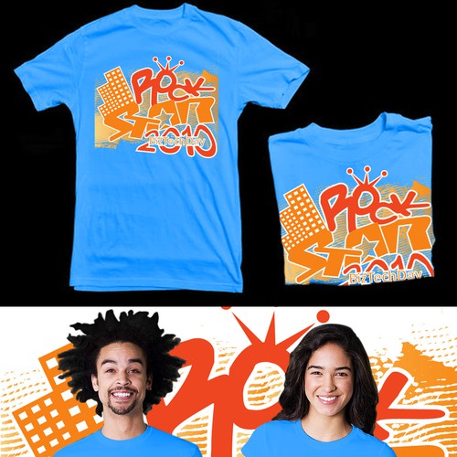 Design di Give us your best creative design! BizTechDay T-shirt contest di decentdesigns