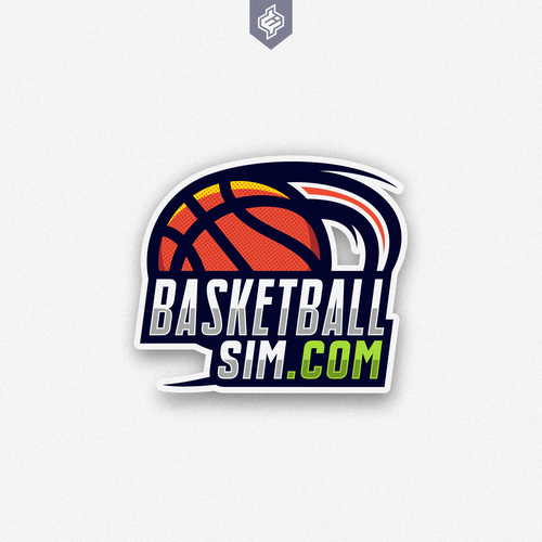 Basketball Simulator Logo Design Design by Rudest™