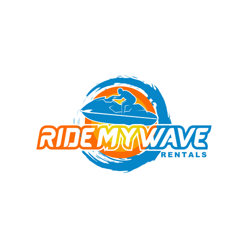 "cool", "edgy", "fun" jet ski company logo. Design by dmtrgor123