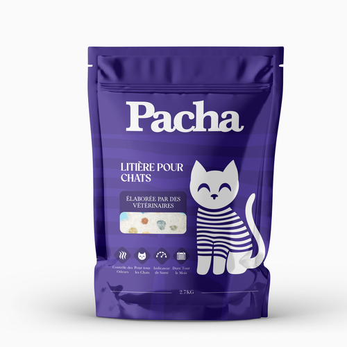 Cat Litter startup Minimalistic packaging - Contest Design by SONUPARMAR