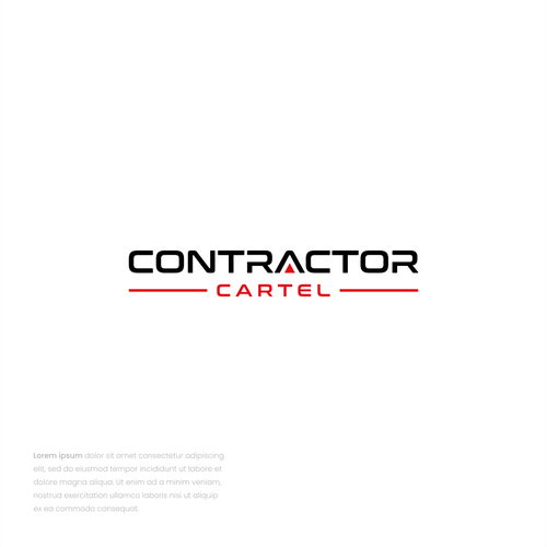 Manly LOGO for the Contractor Cartel Design réalisé par Detona_Art