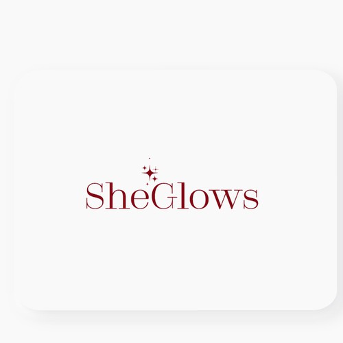 Let's help women glow! Design a beautiful logo for SheGlows Design by QPR