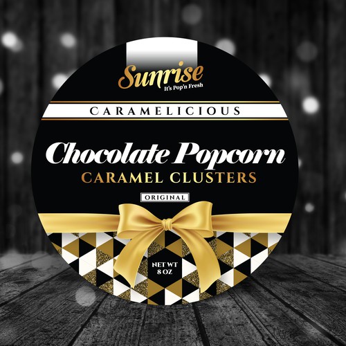 caramel popcorn is indulging >>> with YOUR ***sticker*** design >>>> Design réalisé par zzzArt