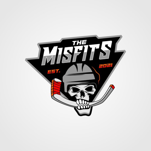 コンペ「The Misfits Hockey Tournament Team」のデザイン by Mitarimさん 