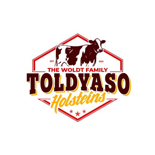 Design gagnant sur "Design a logo to represent a Wisconsin family dairy farm"