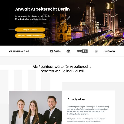 Web page design contest entry by Playmain