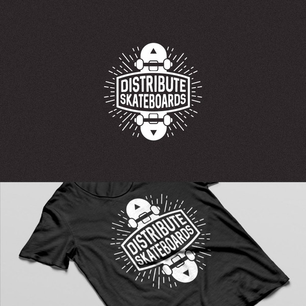 Design by Nica7 titled "Distribute Skateboards"