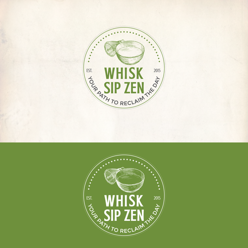 Whisk Sip Zen - Help craft our brand and design a unique vintage logo ...