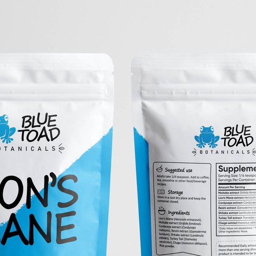 Blue Toad Botanicals™ Needs A Fun & Creative Package Design! Design by Space pilot