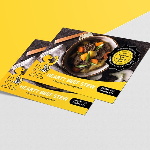 Recipe flyer template Design by ChinYii