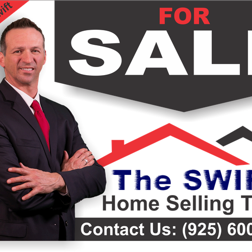 Real Estate For Sale Sign Competition.  Your design will hang in front of 100's of homes Design von mouse.grafic