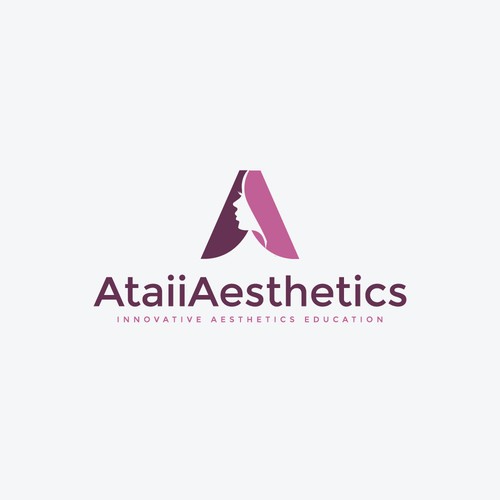 Classy education logo design for Aesthetic education. Design by AnamuArt