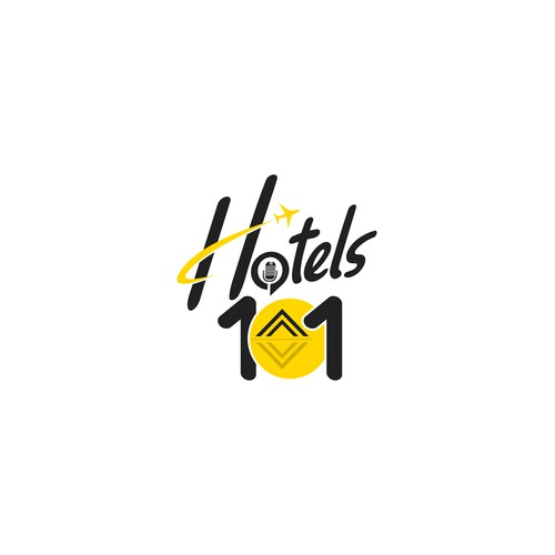 Create a logo for a podcast called - Hotels 101 - incorporate a hotel in the logo Design by i-ali