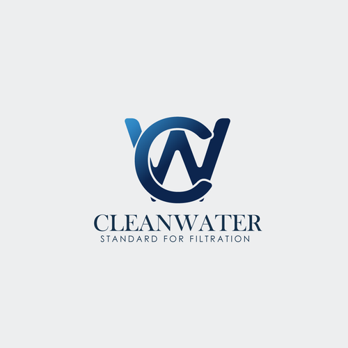 Simple Clean Logo for Water Filtration Company Design by desh_sign