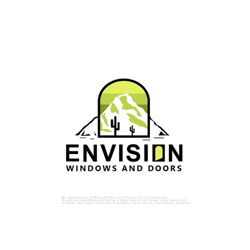 Design a modern eye-catching logo Window/Door company. Lets go! Design by designedbyjeriz▲