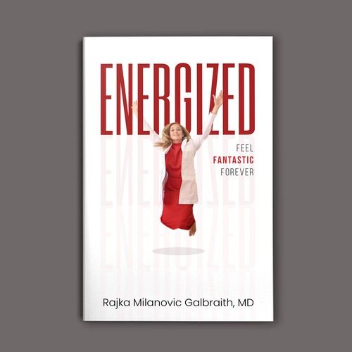 Design a New York Times Bestseller E-book and book cover for my book: Energized Diseño de fingerplus
