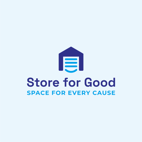 Timeless logo for a self storage and charity initiative: Store for Good