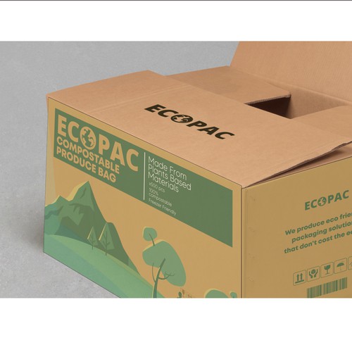 ECO FRIENDLY PACKAGING BOX DESIGN Design by OBΛY