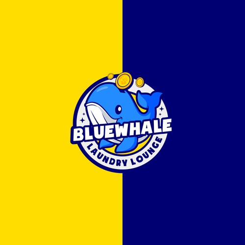 Unleash Your Creativity, Logo Design for "Blue Whale Laundry Lounge" Design by asmui11